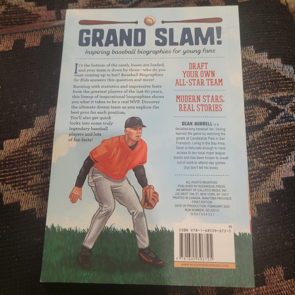Baseball Biographies for Kids Book - Picture 2 of 3